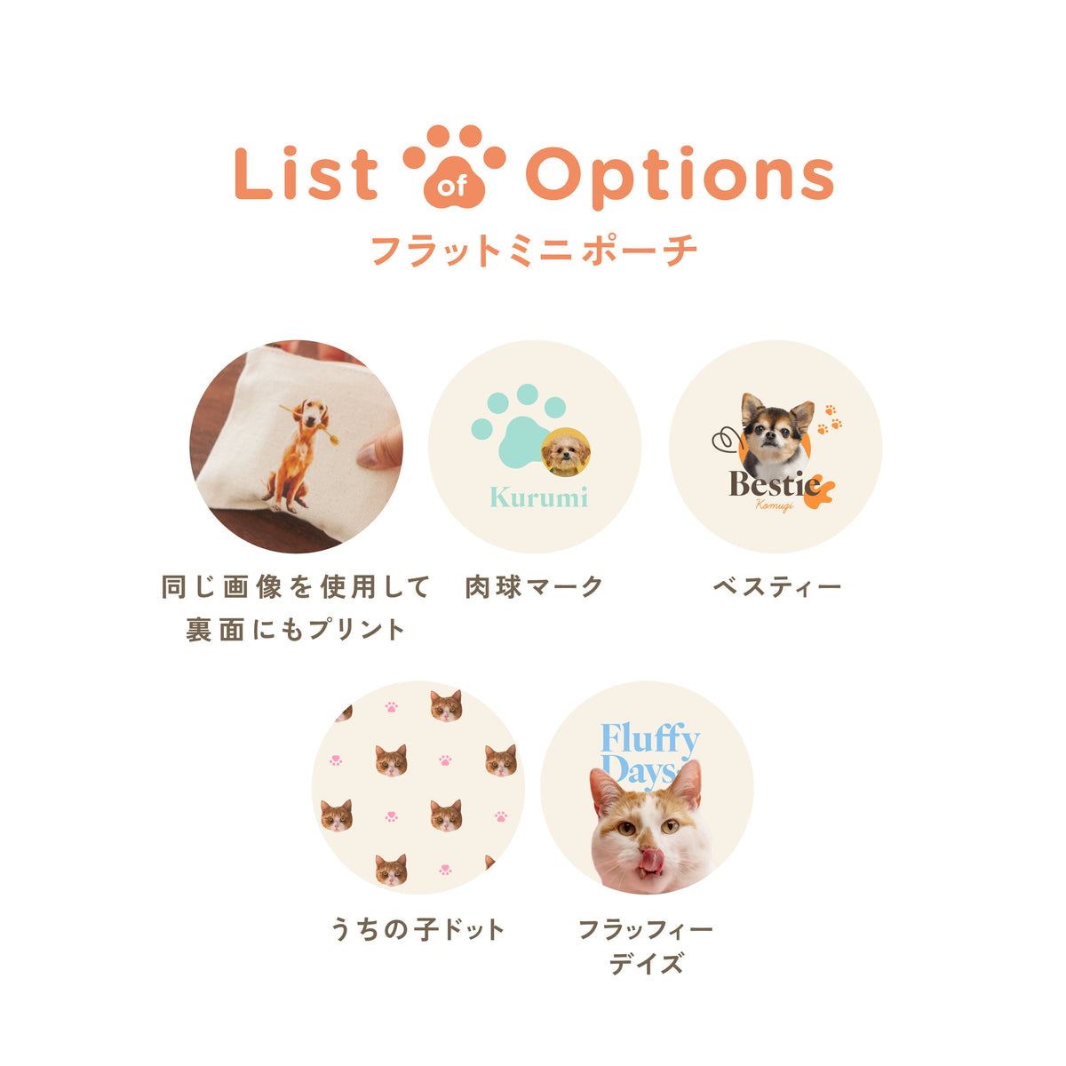 フラットポーチ