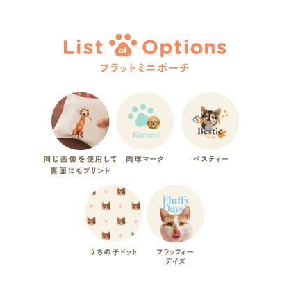 フラットポーチ
